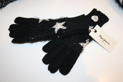 Pepe Jeans Strick-Handschuhe Star Gloves black