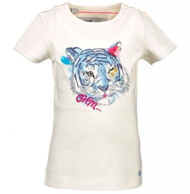 moodstreet organic T-Shirt "Tiger" off white
