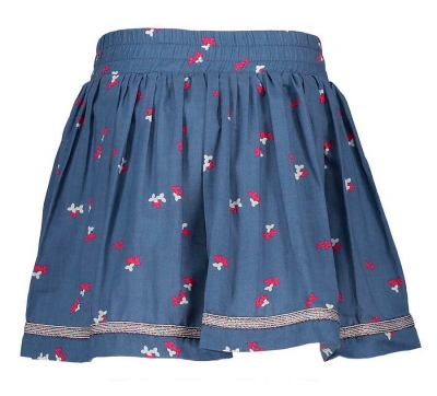 moodstreet wide skirt "flower" jeans allover