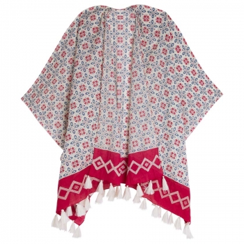Pepe Jeans fransiges Cape/Poncho Chistina multi