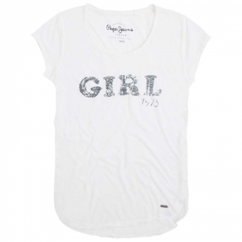 Pepe Jeans Teen Long-Top Clarissa off white
