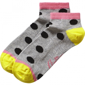 Vingino Doppelpack Kurz-Socken Girls Footy dot grey melee