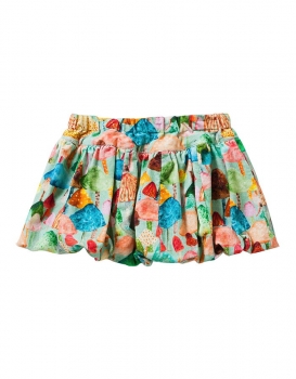 Oilily ballon skirt Swing all-over funghi forest green mist