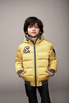 IKKS garcon 100% Jacket quilted down jacket jaune moyen ---size 4y left only---