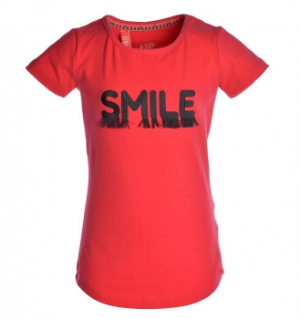 Like FLO T-Shirt "SMILE" red