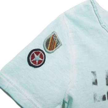 IKKS garcon army ethnik-funky t-shirt turquoise