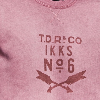 IKKS garcon Blue Heritage sweatshirt dry rose