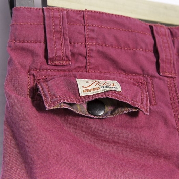 IKKS garcon Tropical College cargo bermuda rouge