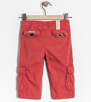 IKKS garcon wild city cargo bermuda orange ---size 2y left only---