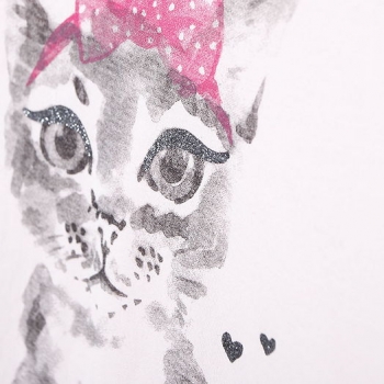 IKKS Pastel Flower longsleeve "cat" rose poudré