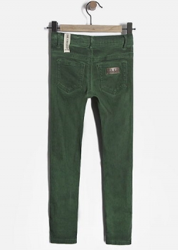 IKKS garcon Northern College colored denim pants vert