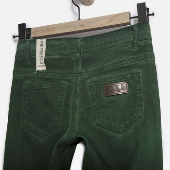IKKS garcon Northern College colored denim pants vert