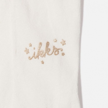 IKKS Pastel Flower Logo Strumpfhose blanc casse