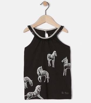 IKKS city road ärmelloses Top noir