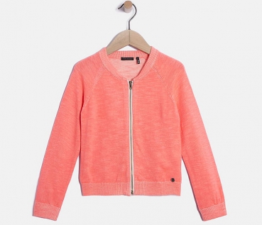 IKKS summer road Zip-Cardigan corail fluo