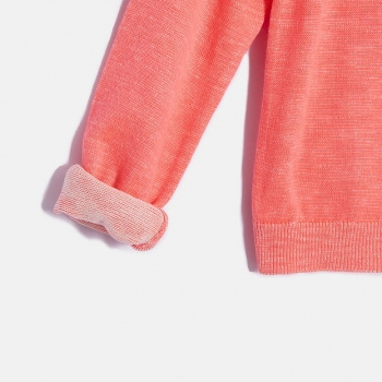 IKKS summer road Zip-Cardigan corail fluo
