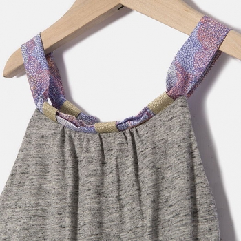IKKS city couleur Trägerkleid gris chiné foncé