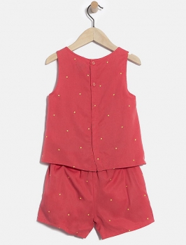 IKKS summer road 2Teiler "Hello" corail foncé