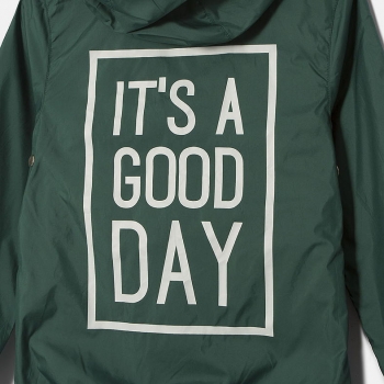 IKKS garcon city rock reversible blouson vert fonc