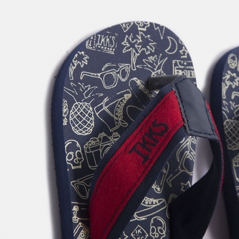 IKKS garcon Skate in Miami beachsandals gris chiné moyen