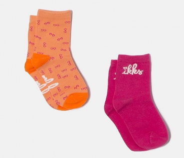 IKKS city couleur pack of 2 socks fuchsia
