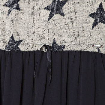 IKKS Pow Party star dress blanc cassé
