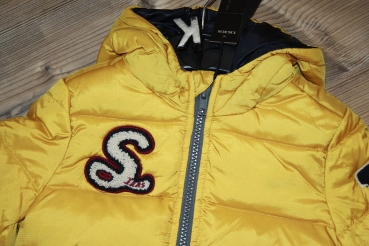 IKKS garcon 100% Jacket quilted down jacket jaune moyen ---size 4y left only---