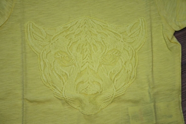 Preview: IKKS cargo T-Shirt Tigerkopf jaune