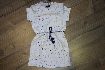 IKKS cargo kurzärmliges Trikotkleid blanc optique