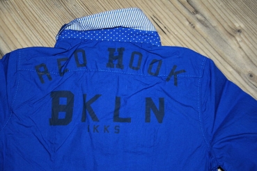 IKKS garcon American School button shirt bleu dur