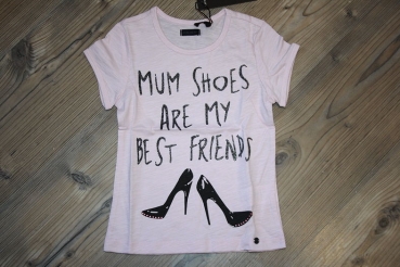 IKKS city black Kurzarmshirt "shoes" rose poudre