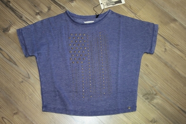 WAy by IKKS Neo Blue Kurzarm Sweaty encre