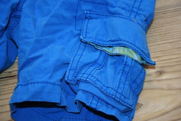 IKKS garcon Laundry cargo bermuda bleu dur