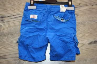 IKKS garcon Laundry cargo bermuda bleu dur