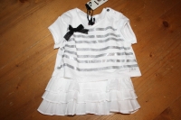 IKKS city black 2in1 top and t-shirt blanc ---size 5y left only---