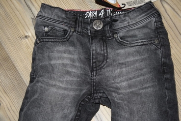 Preview: Sorry4theMess schmale Jeanshose gris délavé ---nur noch Größe 4a/104---