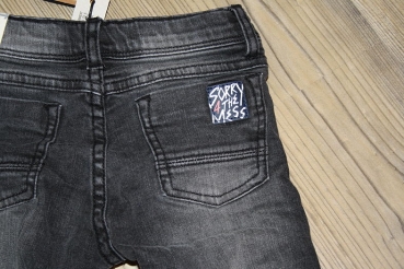 Preview: Sorry4theMess schmale Jeanshose gris délavé ---nur noch Größe 4a/104---