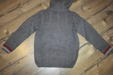 IKKS garcon Army Folk knitted pullover gris chiné clair