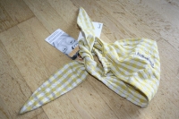 Mijn Haarband Edith yellow/white plaid