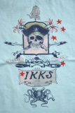 IKKS garcon Laundry pirates t-shirt turquoise ---size 12y left only---
