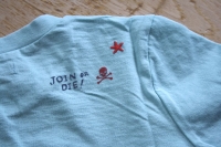 IKKS garcon Laundry pirates t-shirt turquoise ---size 12y left only---