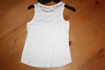 Preview: IKKS cargo Tanktop mit Spitze blanc casse