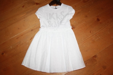 IKKS basikks Materialmix Kleid "IKKS & ME" blanc