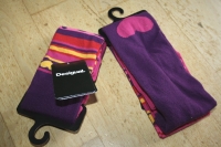 DeSigual Herz Strumpfhose Leotardos Udalaitz lila flandes