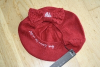 IKKS city couleur knitted berret/hat rouge