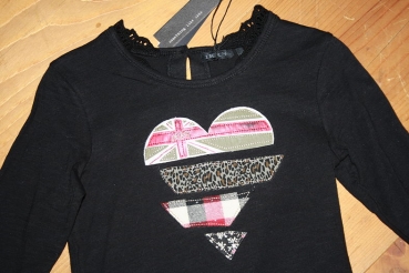 IKKS city couleur longsleeve heart noir