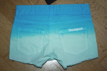 DeSigual dip dye denim shorts Chia lago azul