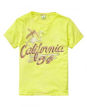 Scotch Shrunk "California 84" T-Shirt yellow