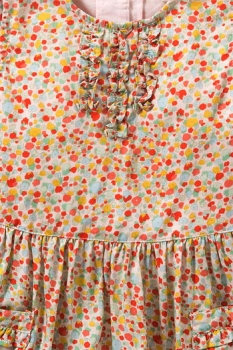 Room Seven® ärmelloses Kleid Doux naive flower pink
