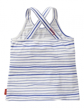Oilily Trägertop Tekky aop wobbly stripes white ---nur noch Größe 104---